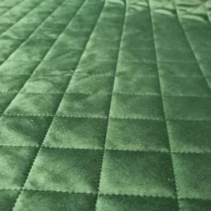 Velluto 10 Dark Green Squares M