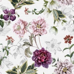 Flowers White 390416/001
